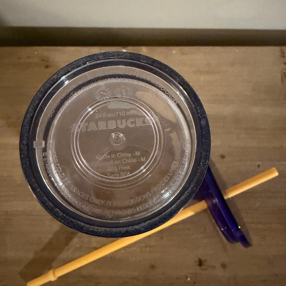 Starbucks Multicolor Tumbler with Yellow Straw - Picture 5 of 5